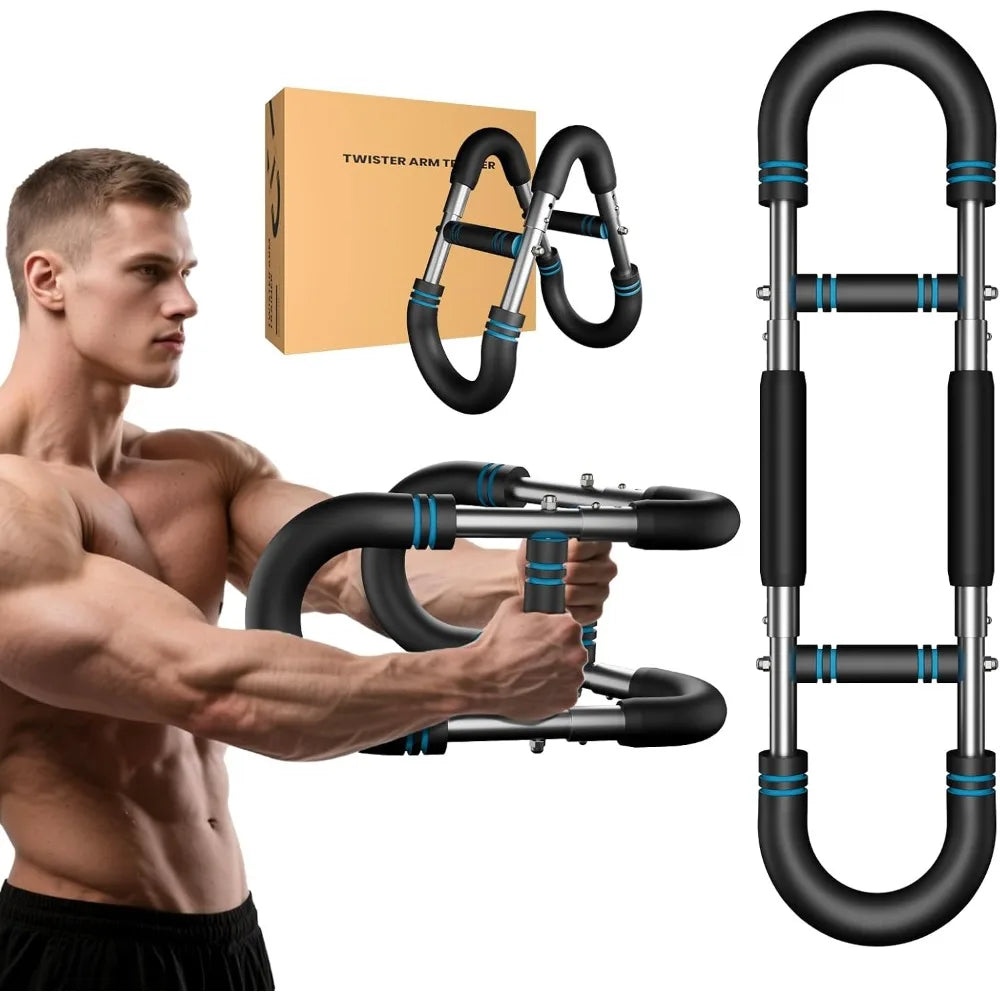 Adjustable Twister Arm Trainer Chest Expander Spring Bar
