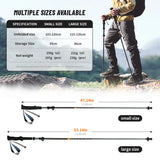 Ultralight Carbon Fiber Folding Trekking Poles