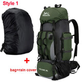 90L Waterproof Hiking Camping Trekking Backpack Rucksack