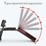 Foldable Adjustable Fitness Dumbbell Roman Chair Bench