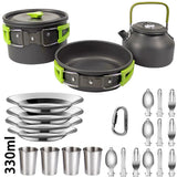Camping Cooking Set Non-Stick Outdoor Cookware Kit