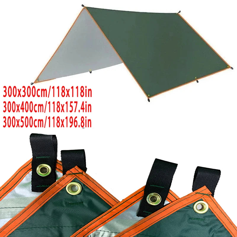Ultralight Canvas Garden Canopy Outdoor Sunshade Shelter
